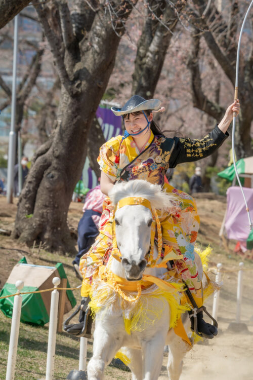 十和田市　桜流鏑馬会場